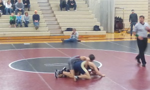 WA wrestler taking down opponent