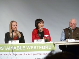 Helen Fu gives her input during the discussion