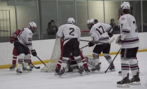 WA crashes the net to try and put in the rebound Photo by: Madie Blais