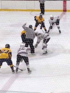 The puck drop.