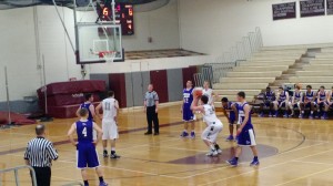 WA player tries making a free-throw shot.